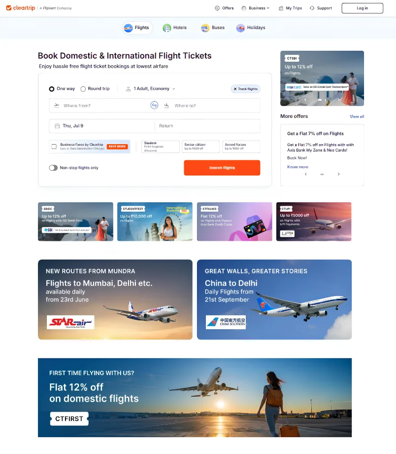 Cleartrip project